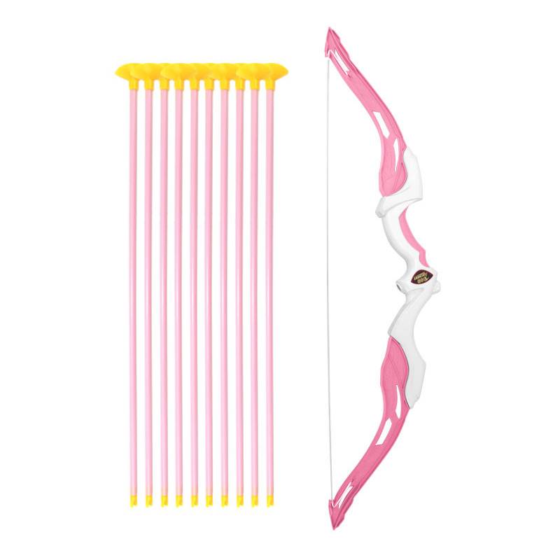 Second generation pink bow + 10 arrows